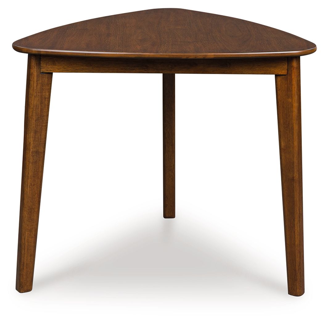 Lyncott - Triangle Dining Room Table - Brown