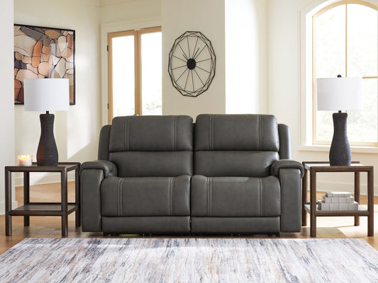 5Z-Harrenhurst - 2-Piece Power Reclining Sectional Loveseat - Anchor