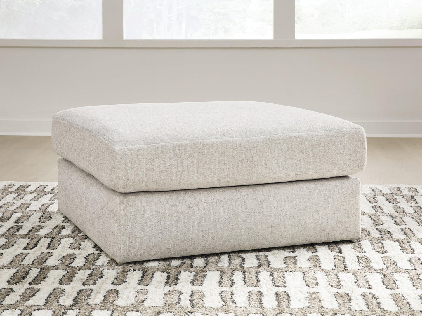 Toliar - Oversized Accent Ottoman - Feathered