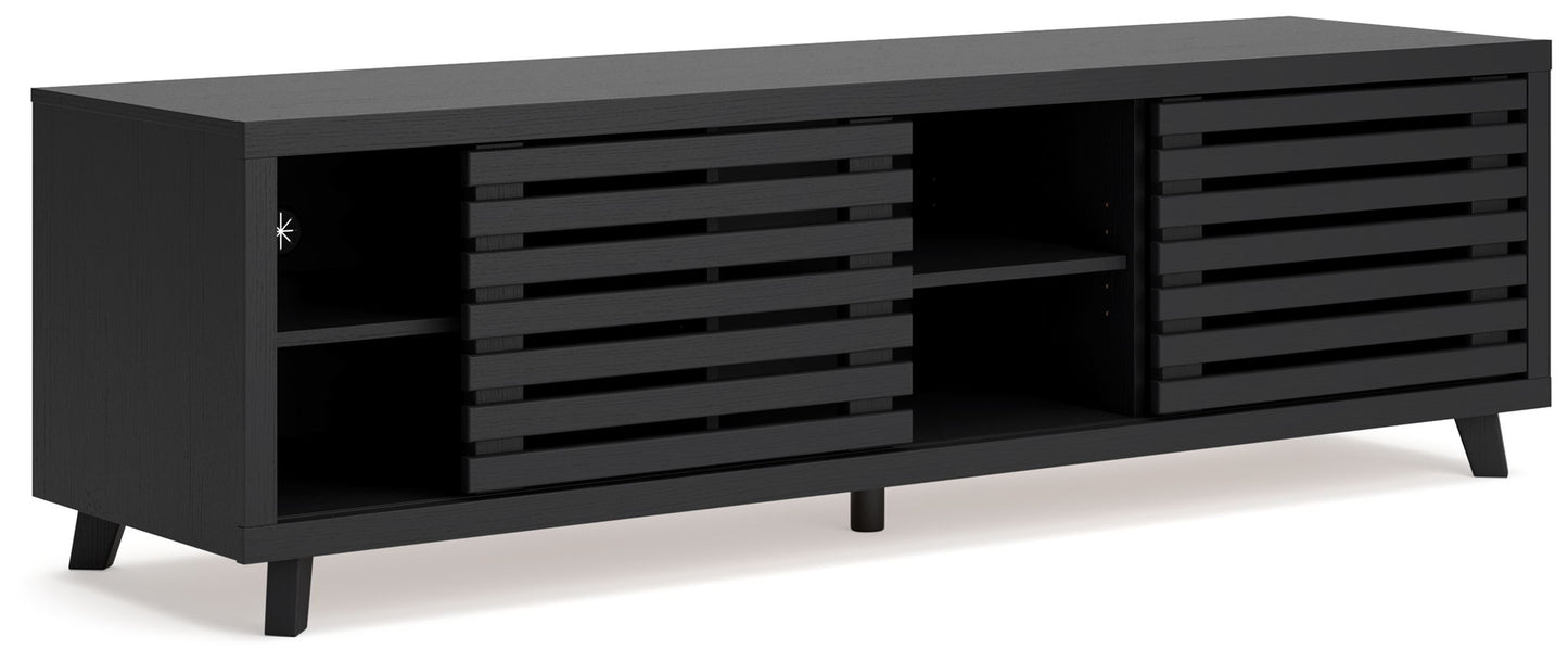 Danziar - Extra Large TV Stand - Black
