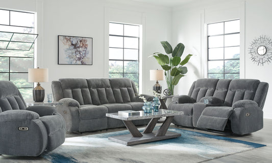 Greely Bend - Power Reclining Sofa Set