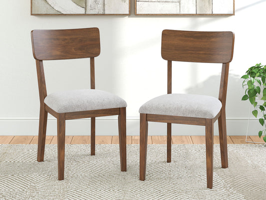 Lyncott - Dining Upholstered Side Chair (Set of 2) - Brown