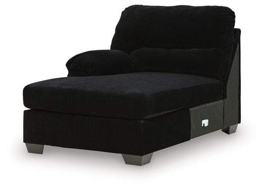 SimpleJoy - LAF Corner Chaise - Onyx