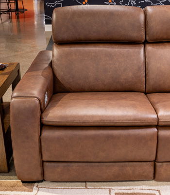 Crowell - LAF Zero Wall Power Recliner - Saddle