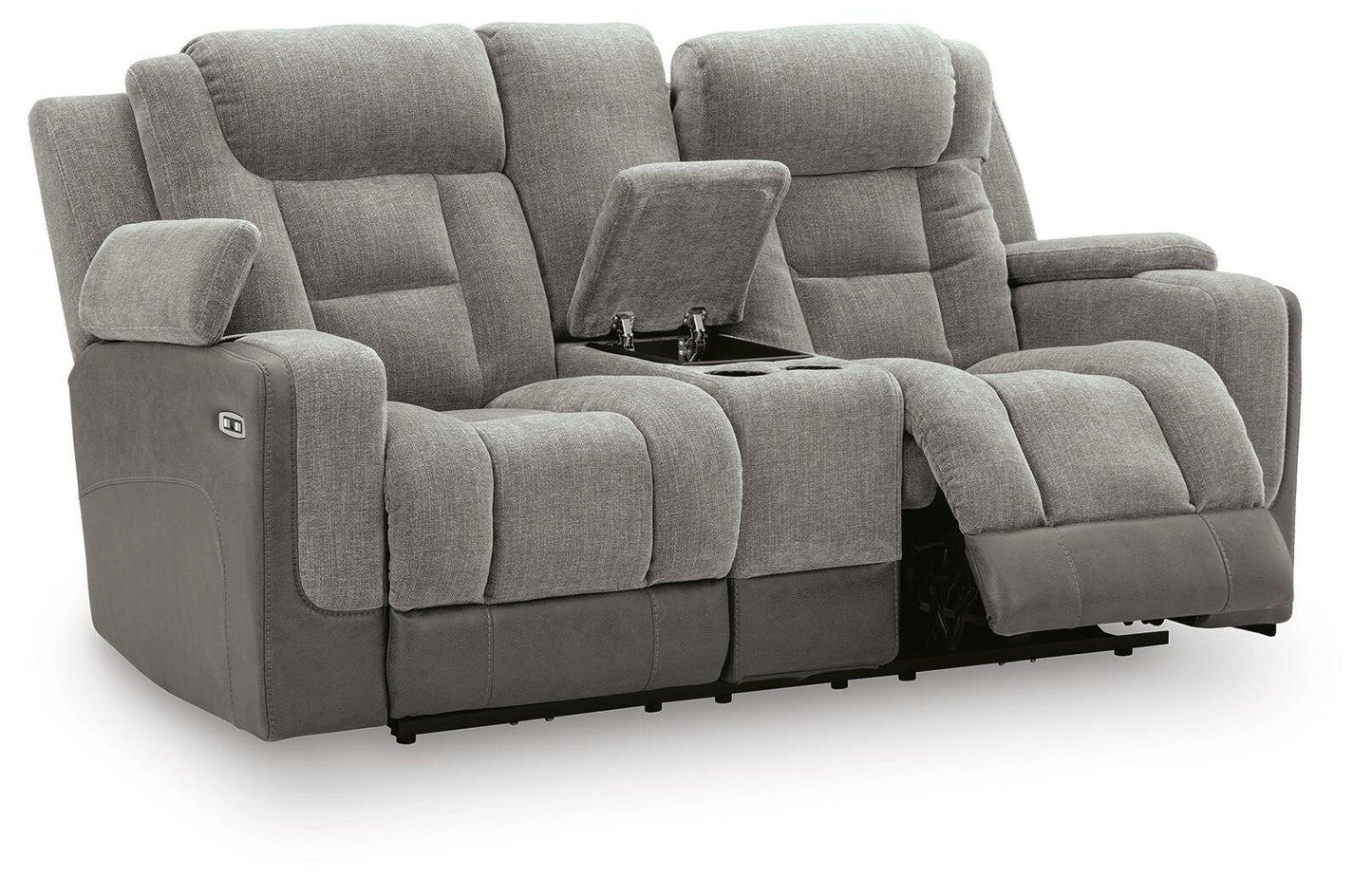 Ultimax - Power Reclining Loveseat With Console / Adjustable Headrest