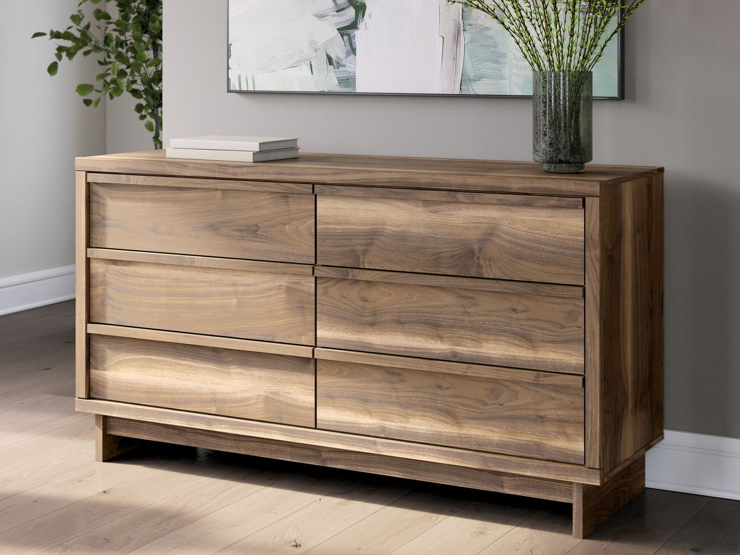 Zadilyn - Six Drawer Dresser - Brown