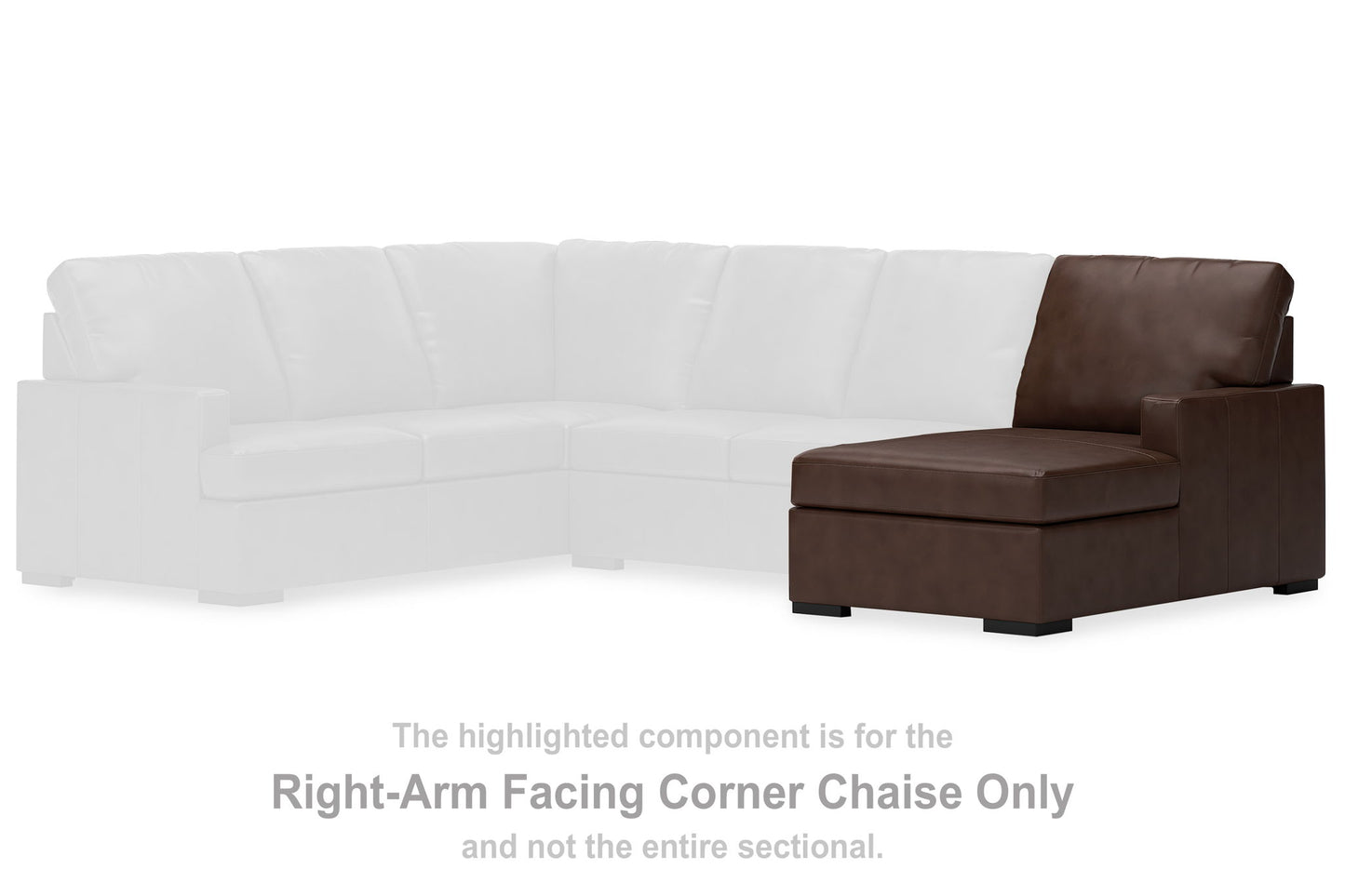 Modern Day - Raf Corner Chaise - Coffee