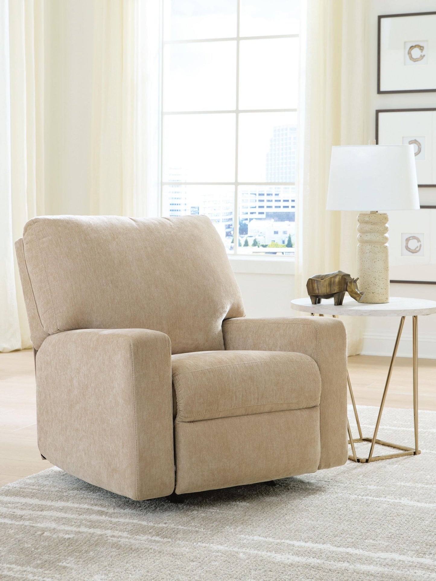 MaKaylen - Rocker Recliner - Almond