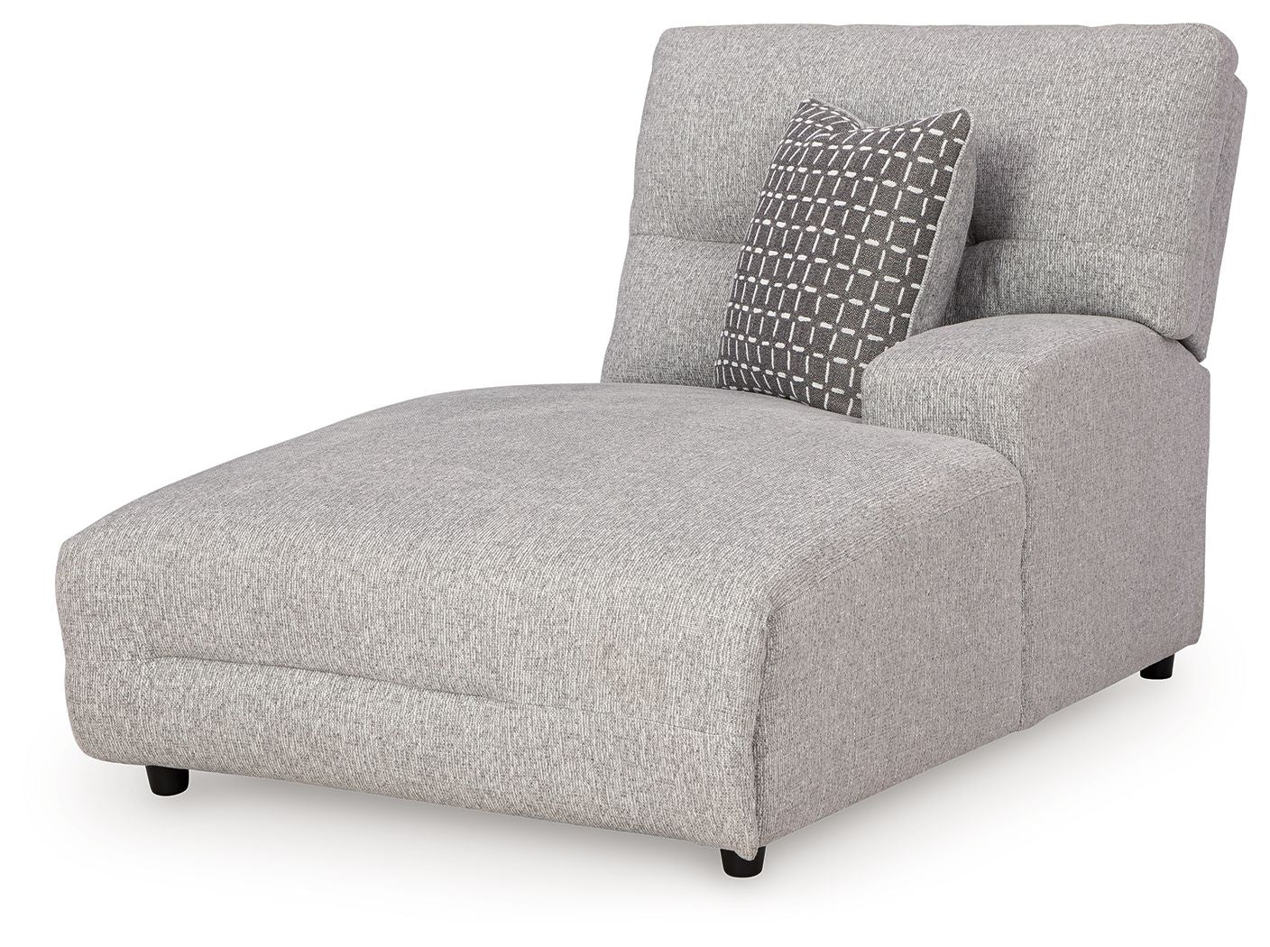 Acklen Place - Raf Power Reclining Back Chaise - Pewter