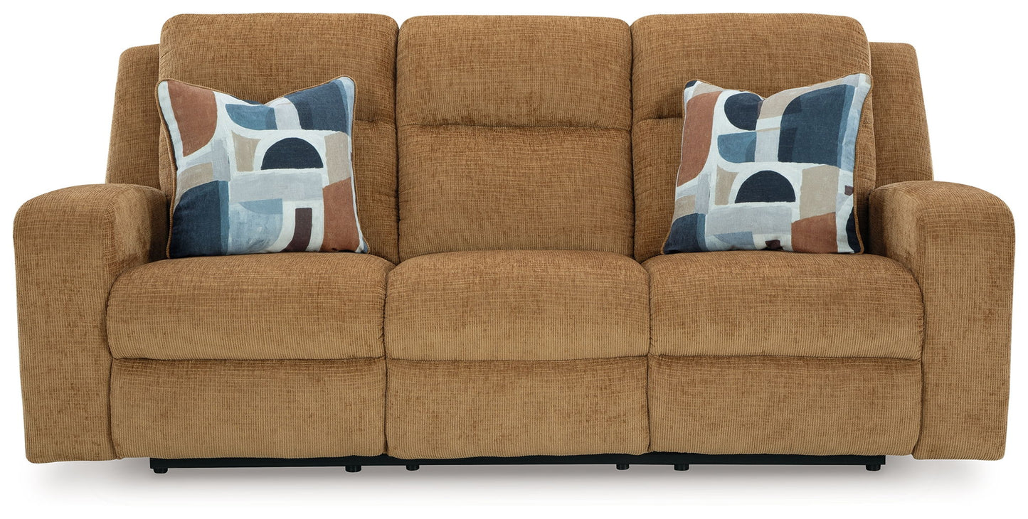 Kanlow - Reclining Sofa - Honey