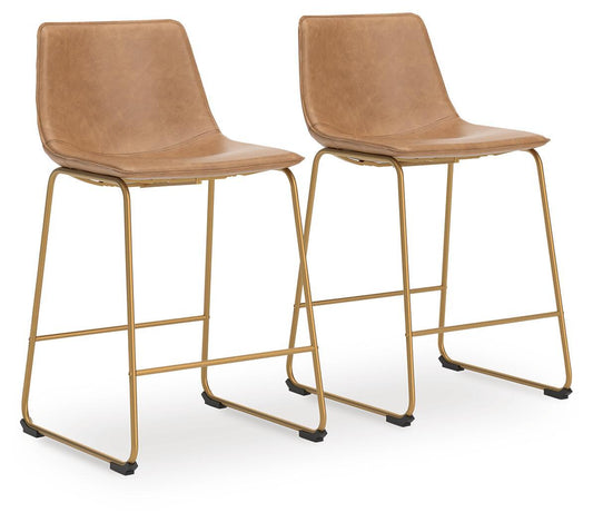 Crandox - Tall Upholstered Barstool (Set of 2)