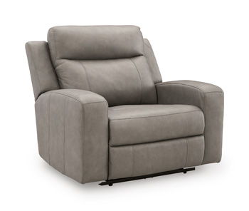 Strayton - Zero Wall Power Wide Recliner - Coin