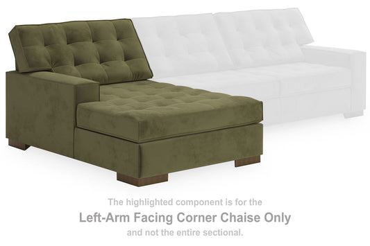 Chalcombe - LAF Corner Chaise - Olive