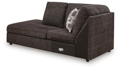 Coralene - LAF Corner Chaise - Onyx