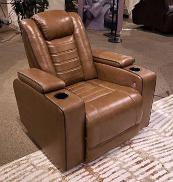 Metro Oasis - Power Recliner With Adjustable Headrest - Amber