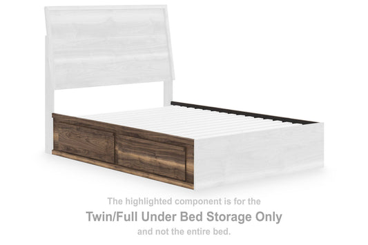 Zadilyn - Twin/Full Under Bed Storage - Brown