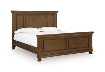 Havenstein - King/California King Panel Headboard - Warm Brown