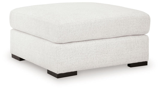 Wynncroft Manor - Oversized Accent Ottoman - Chalk