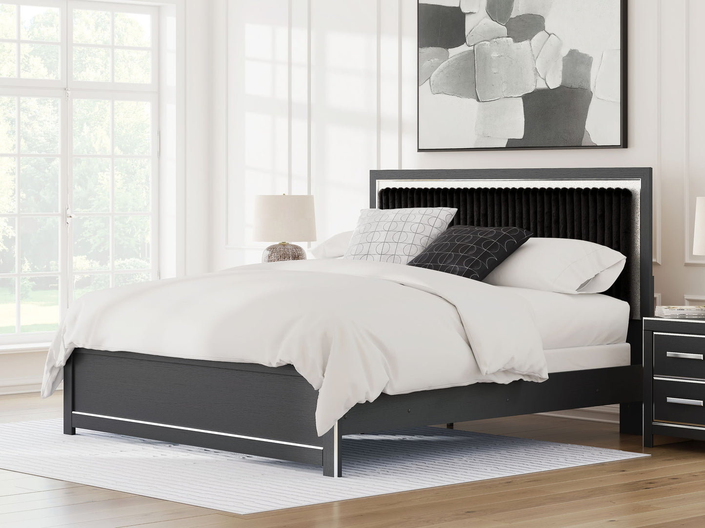 Birmonton - Upholstered Panel Bed