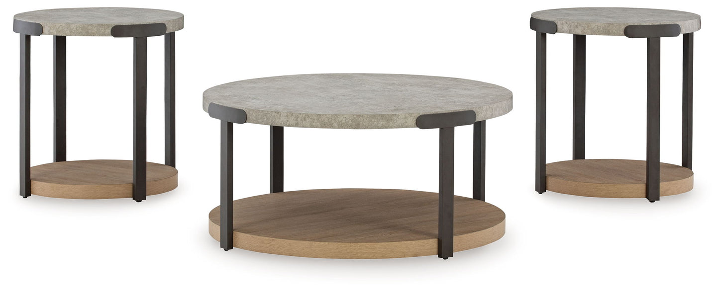 Darthurst - Occasional Table Set (Set of 3) - Light Brown