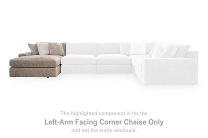 Reston Cove - LAF Corner Chaise - Burlap