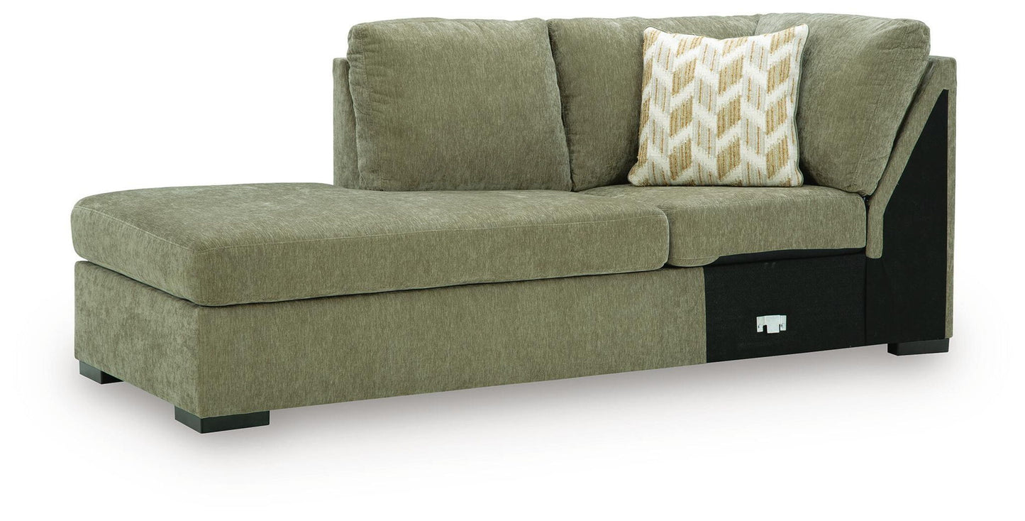 MaKaylen - LAF Corner Chaise - Moss