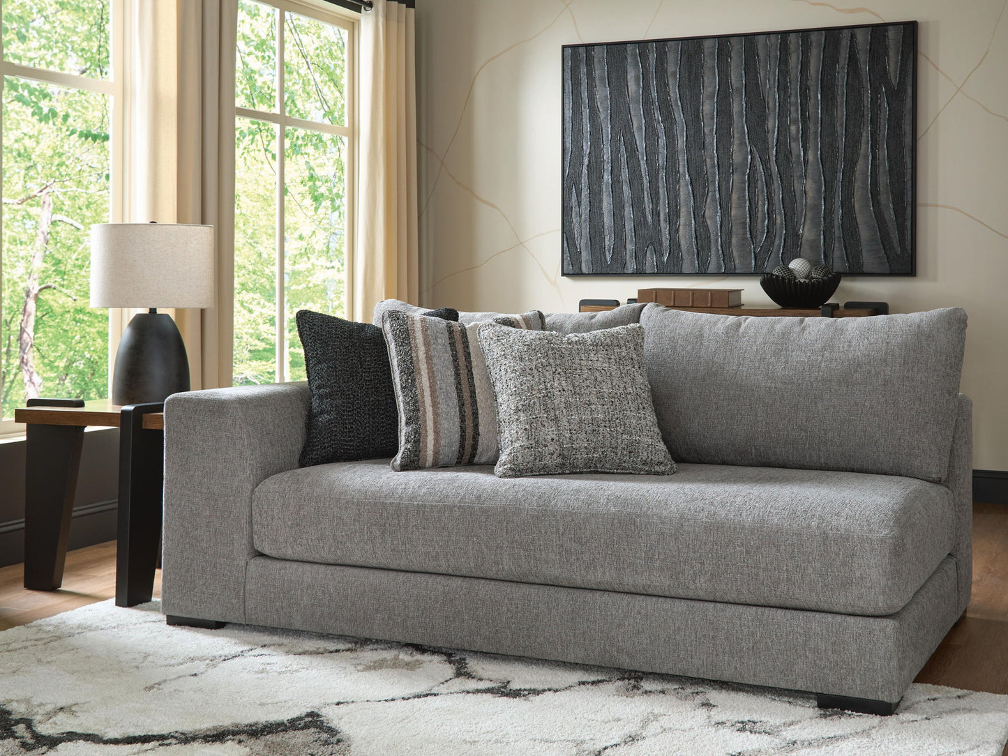 Ellington Pike - LAF Corner Chaise - Smolder