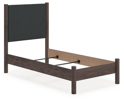 Cadmori - Upholstered Panel Bed