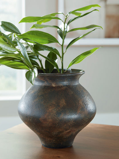 Laddlow - Vase - Antique Brown