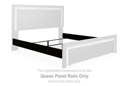 Shoralli - Queen Panel Rails - Black