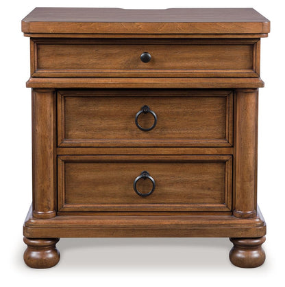 Chadworth - Three Drawer Night Stand