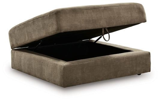 Camellia-Court - Ottoman With Storage - Coffee