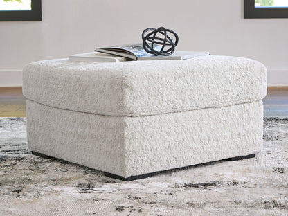 Snodoodle - Oversized Accent Ottoman - Arctic