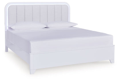 Frostlyn - Upholstered Panel Bed