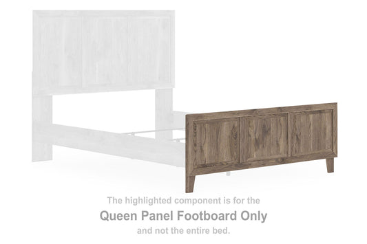 Keithland - Queen Panel Footboard - Brown