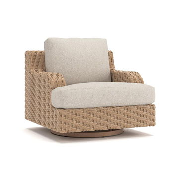 Wrights Beach - Swivel Glider Chair With Cushion - Beige