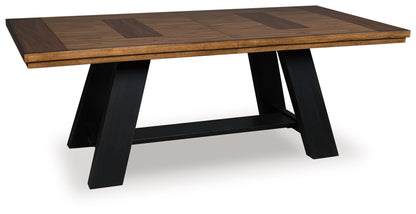 Chadworth - Dining Extension Table - Brown / Black