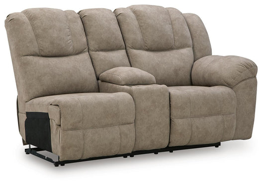Ravenswaye - RAF Reclining Loveseat With Console - Birch