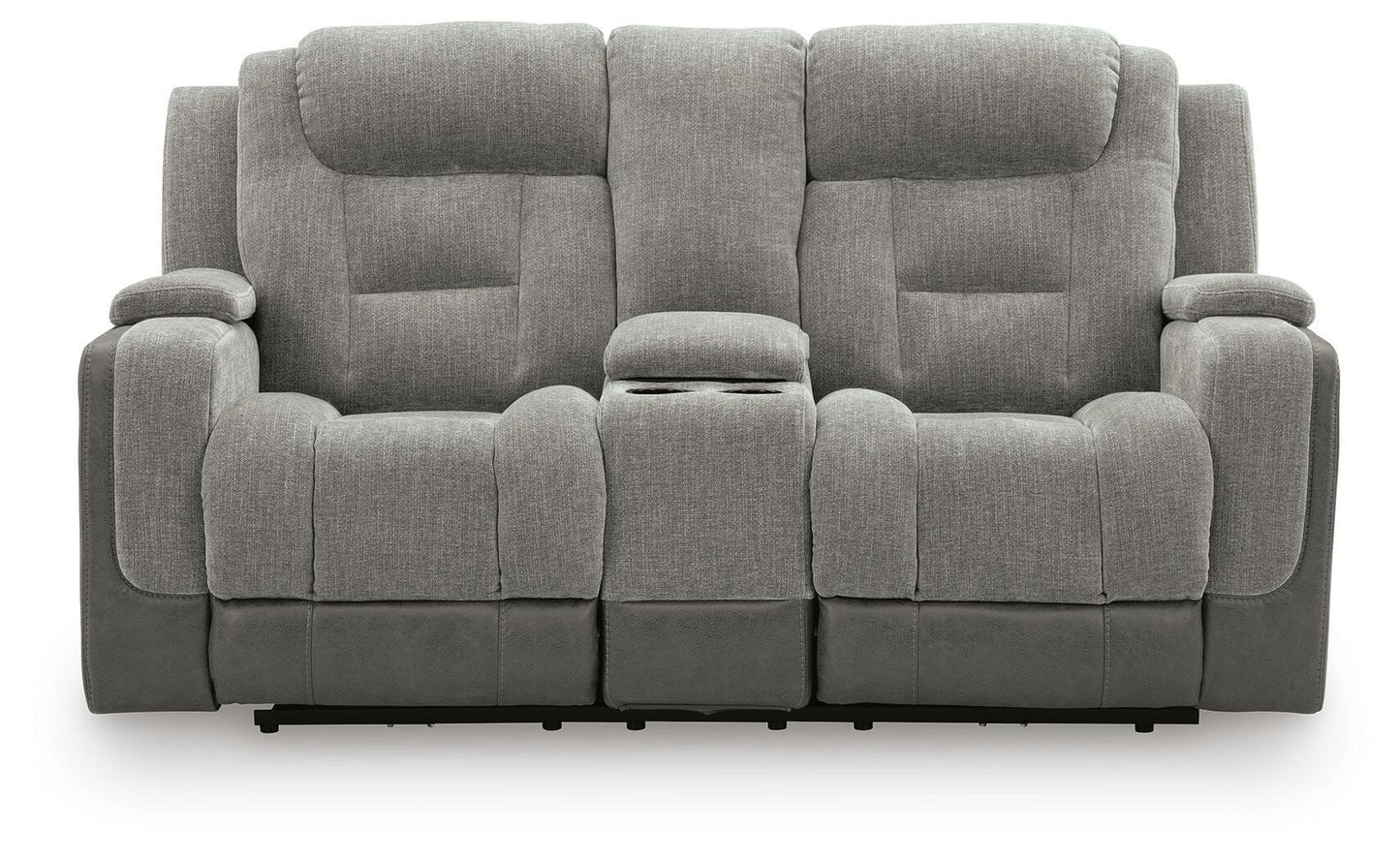 Ultimax - Power Reclining Loveseat With Console / Adjustable Headrest