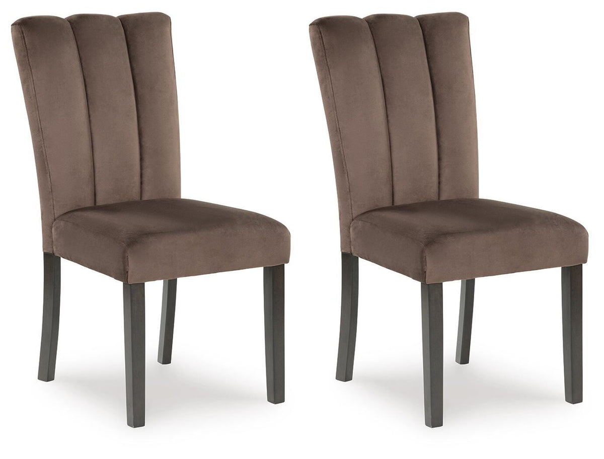 Jazmore - Dining Upholstered Side Chair (Set of 2) - Mocha