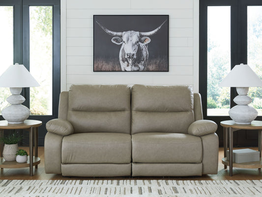 Brannigan - 2-Piece Power Reclining Loveseat - Pebble