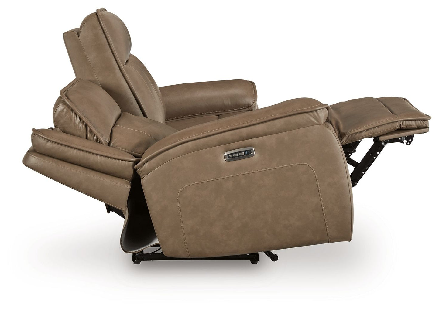 Malcesine - Power Reclining Sofa With Adjustable Headrest - Sahara
