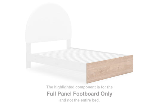 Shapella - Full Panel Footboard - Tan