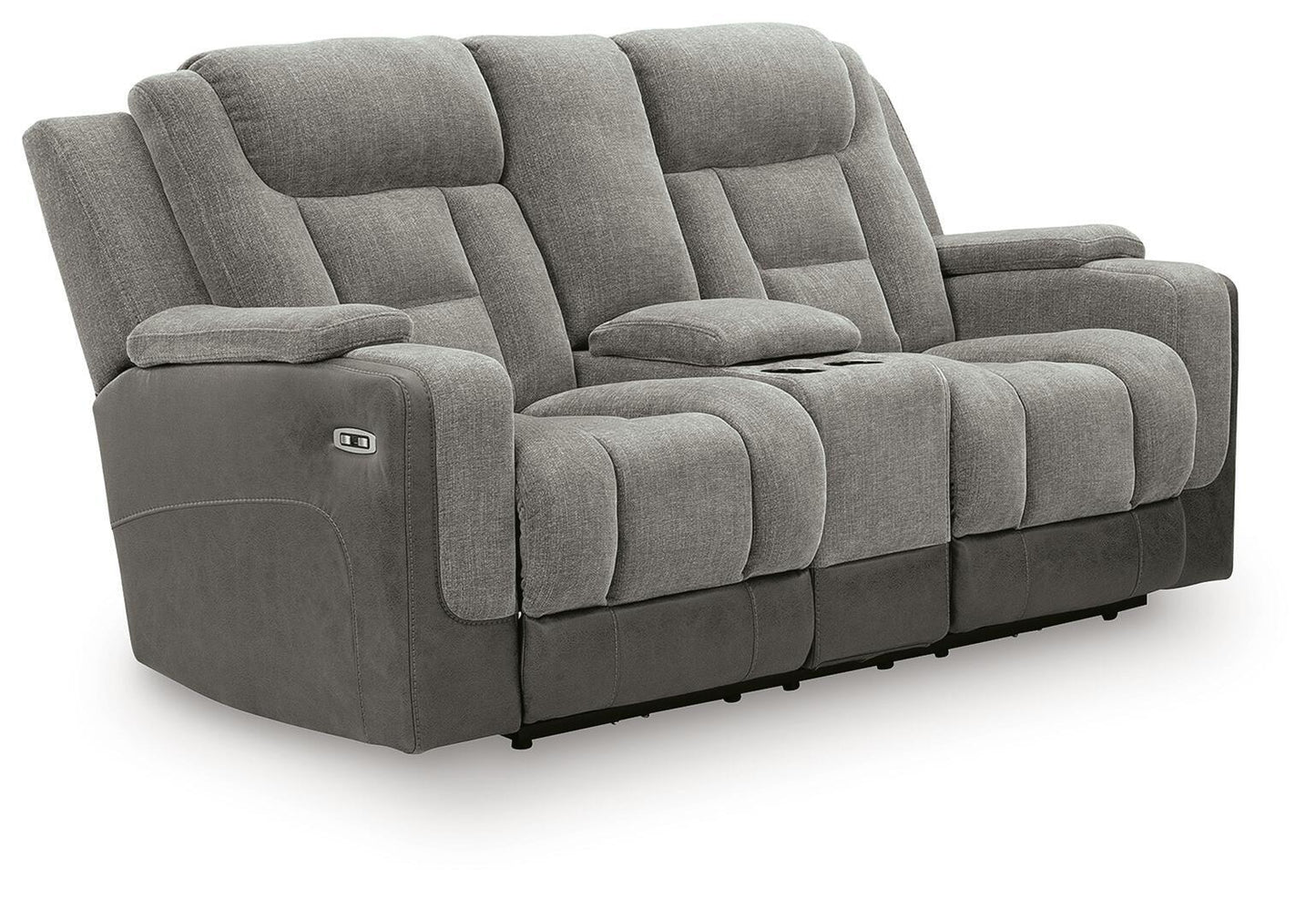 Ultimax - Power Reclining Loveseat With Console / Adjustable Headrest
