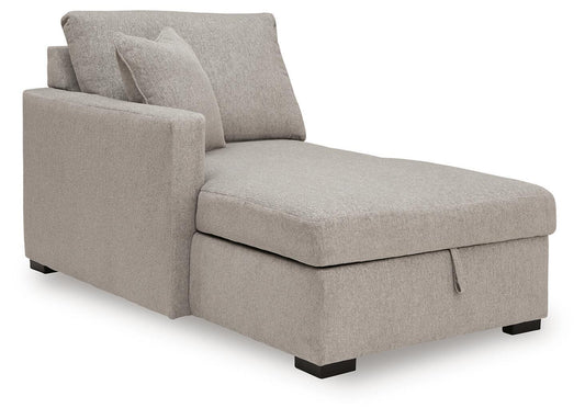 ModMax Luxe - LAF Corner Chaise With Storage - Flint