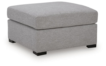Artisian Loft - Oversized Accent Ottoman - Pewter