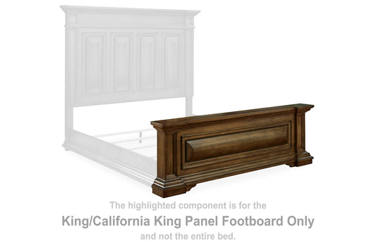 Channley - King/California King Panel Footboard - Brown