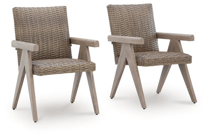 Carisbo - Arm Chair (Set of 2) - Beige