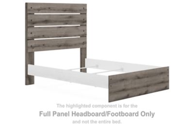 Urbanoore - Full Panel Headboard/Footboard - Brown Gray