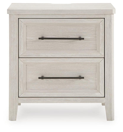 Cressenda - Two Drawer Night Stand - Dove White